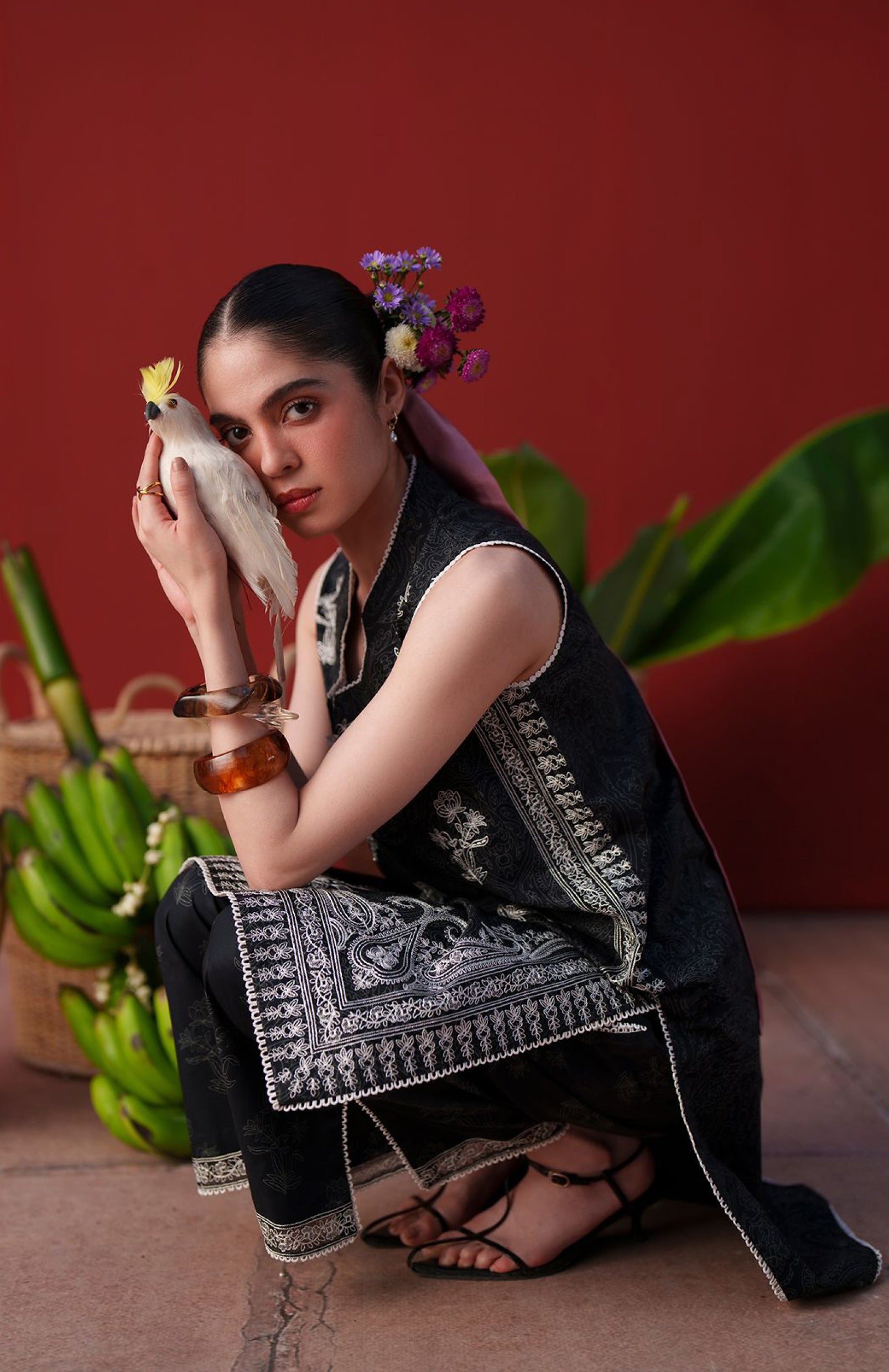 LAANEM Neraya-B Unstitched Lawn Secondary image