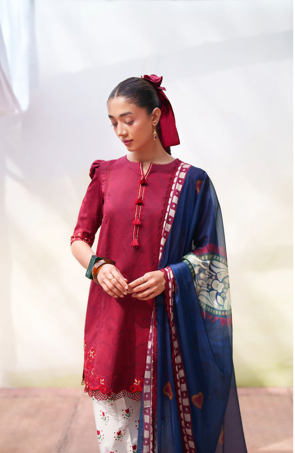 LAANEM Elowen-B Unstitched Lawn