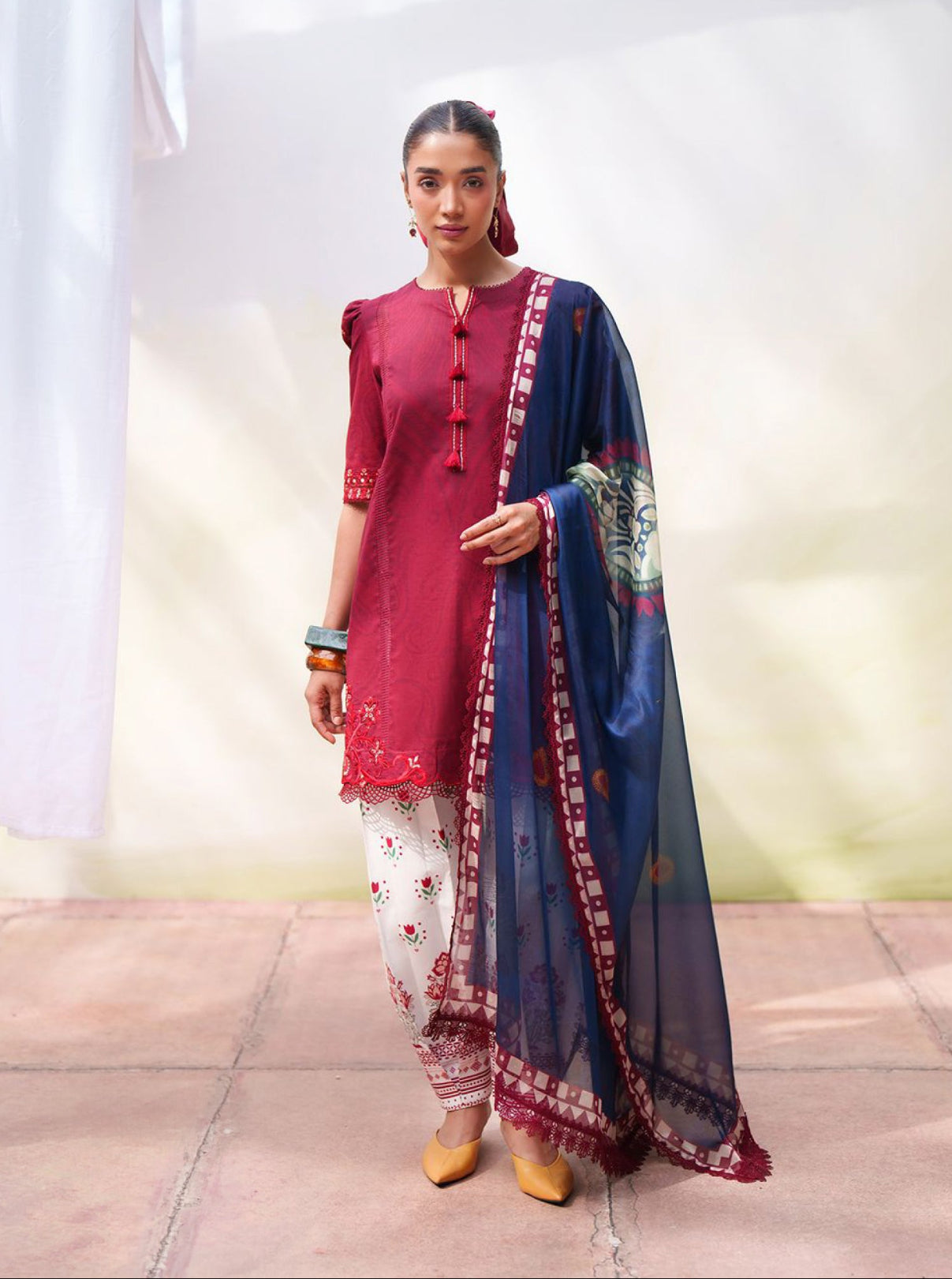 LAANEM Elowen-B Unstitched Lawn Main image