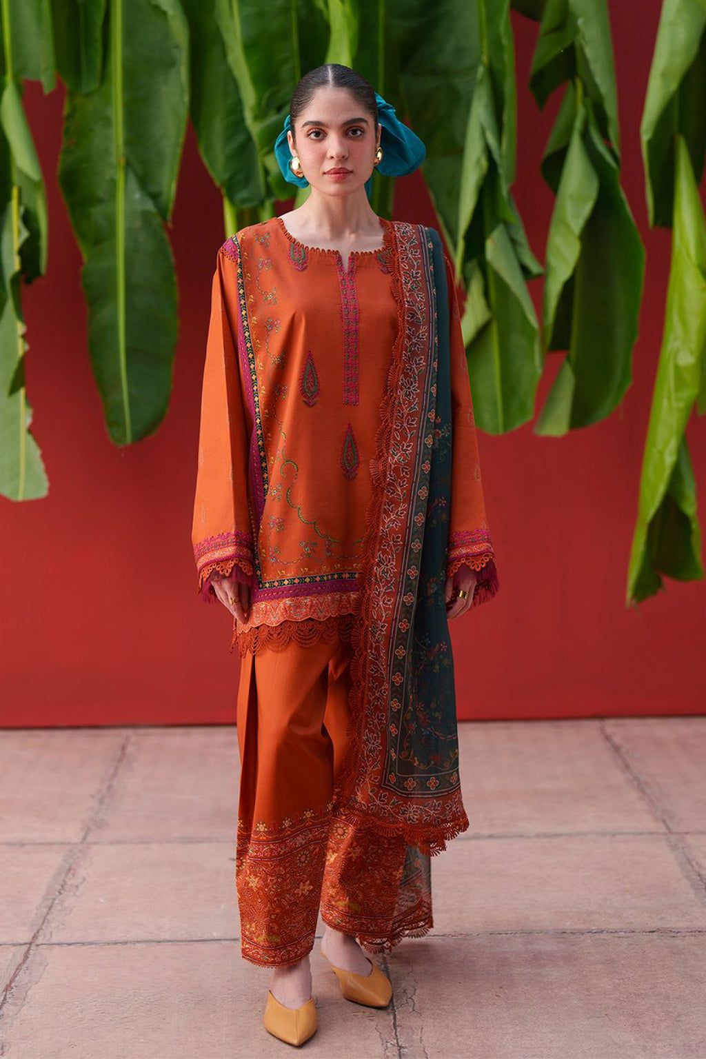 LAANEM Azai-B Unstitched Lawn