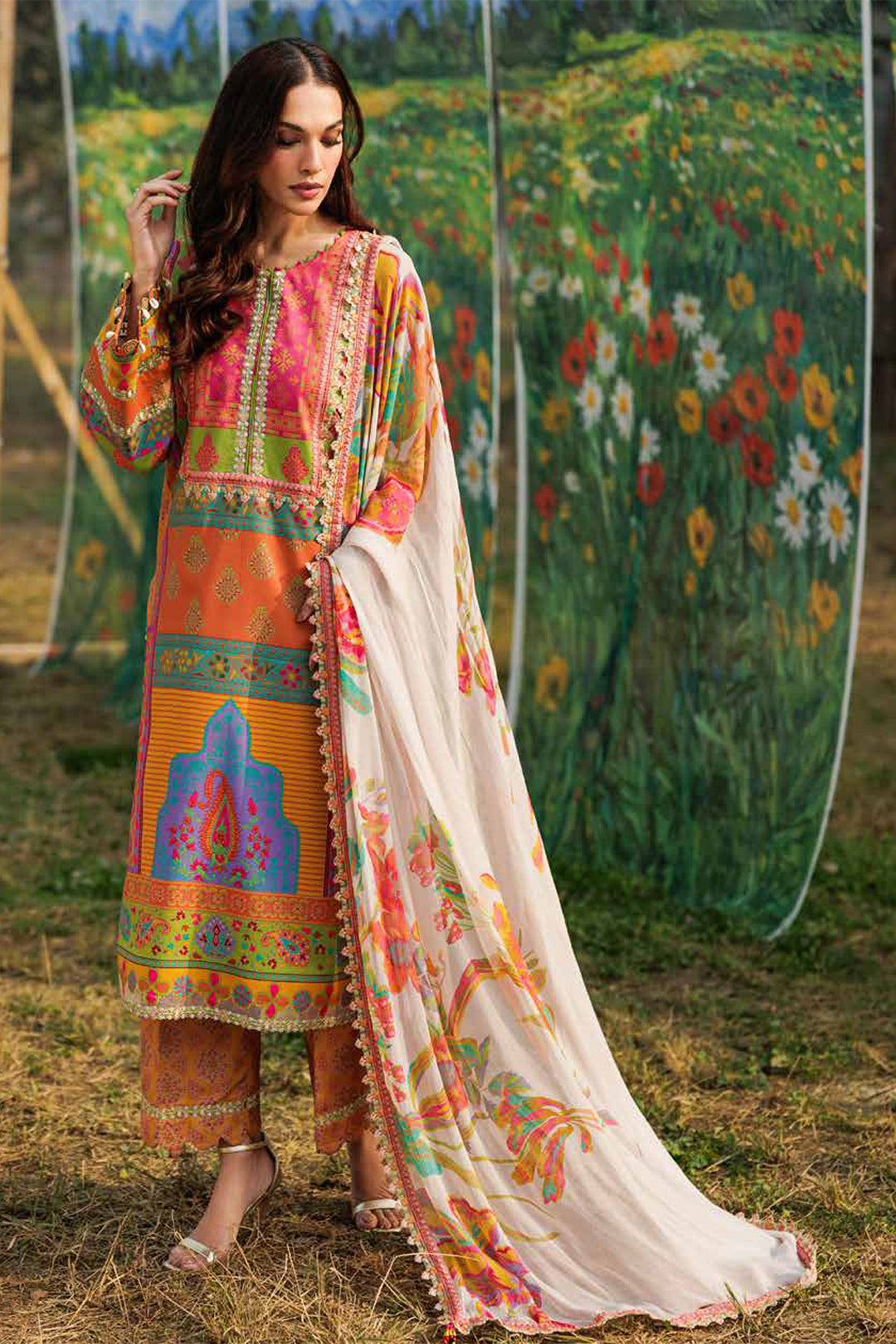 Charizma Unstitched Embroidered CC6-12