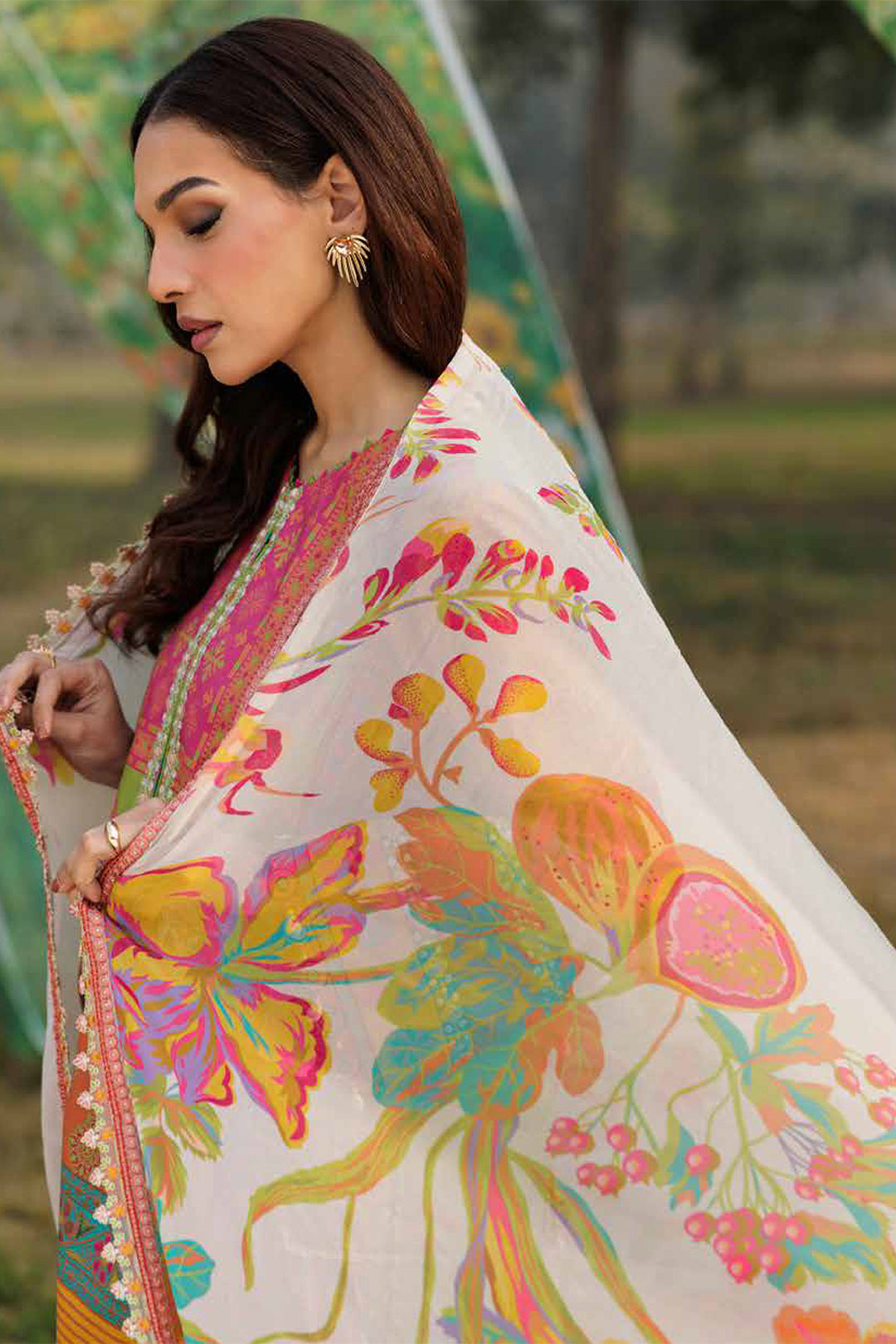 Charizma Unstitched Embroidered CC6-12