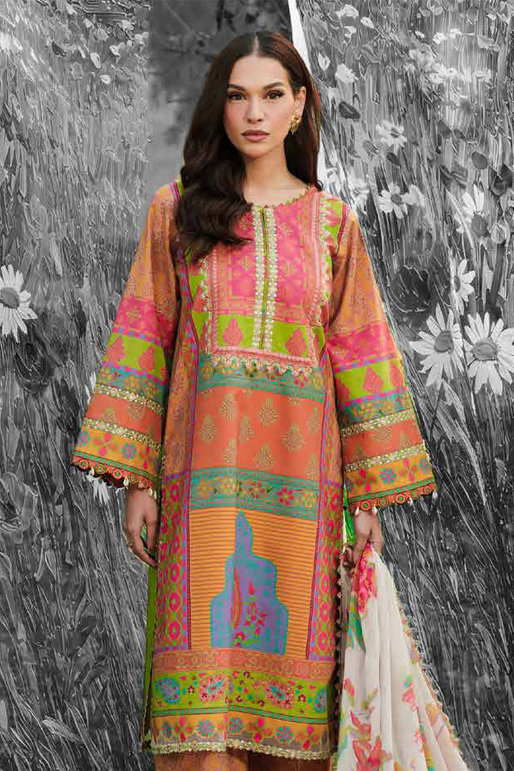 Charizma Unstitched Embroidered CC6-12
