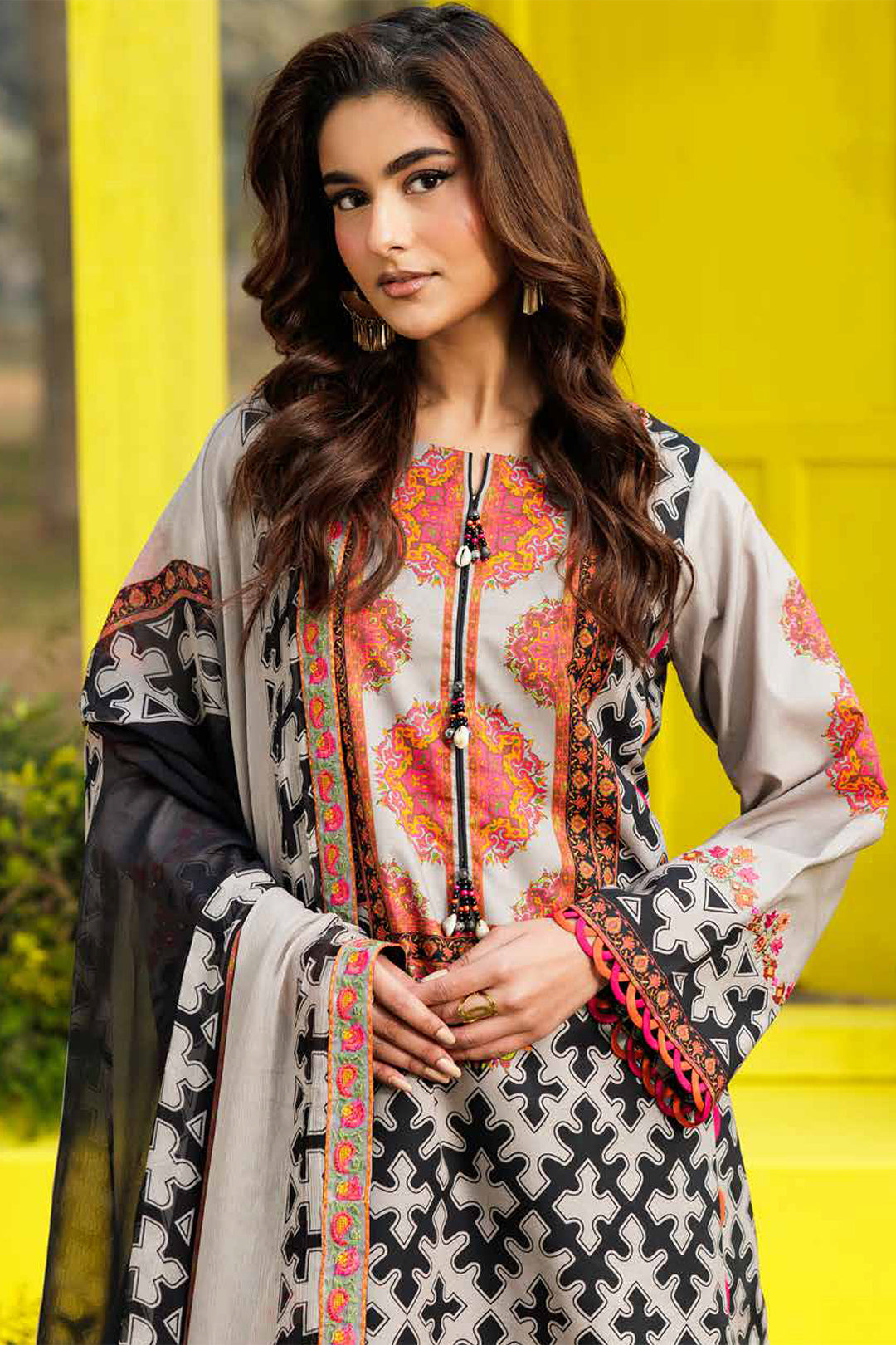 Charizma Unstitched Embroidered CC6-13