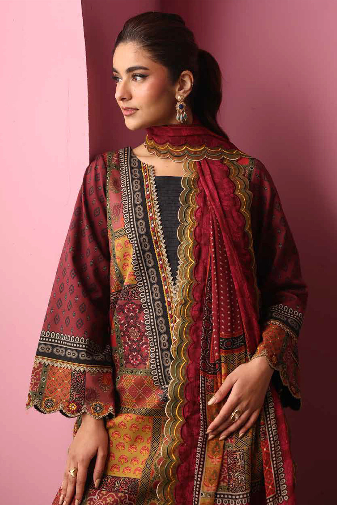 Charizma Unstitched Embroidered CC6-16