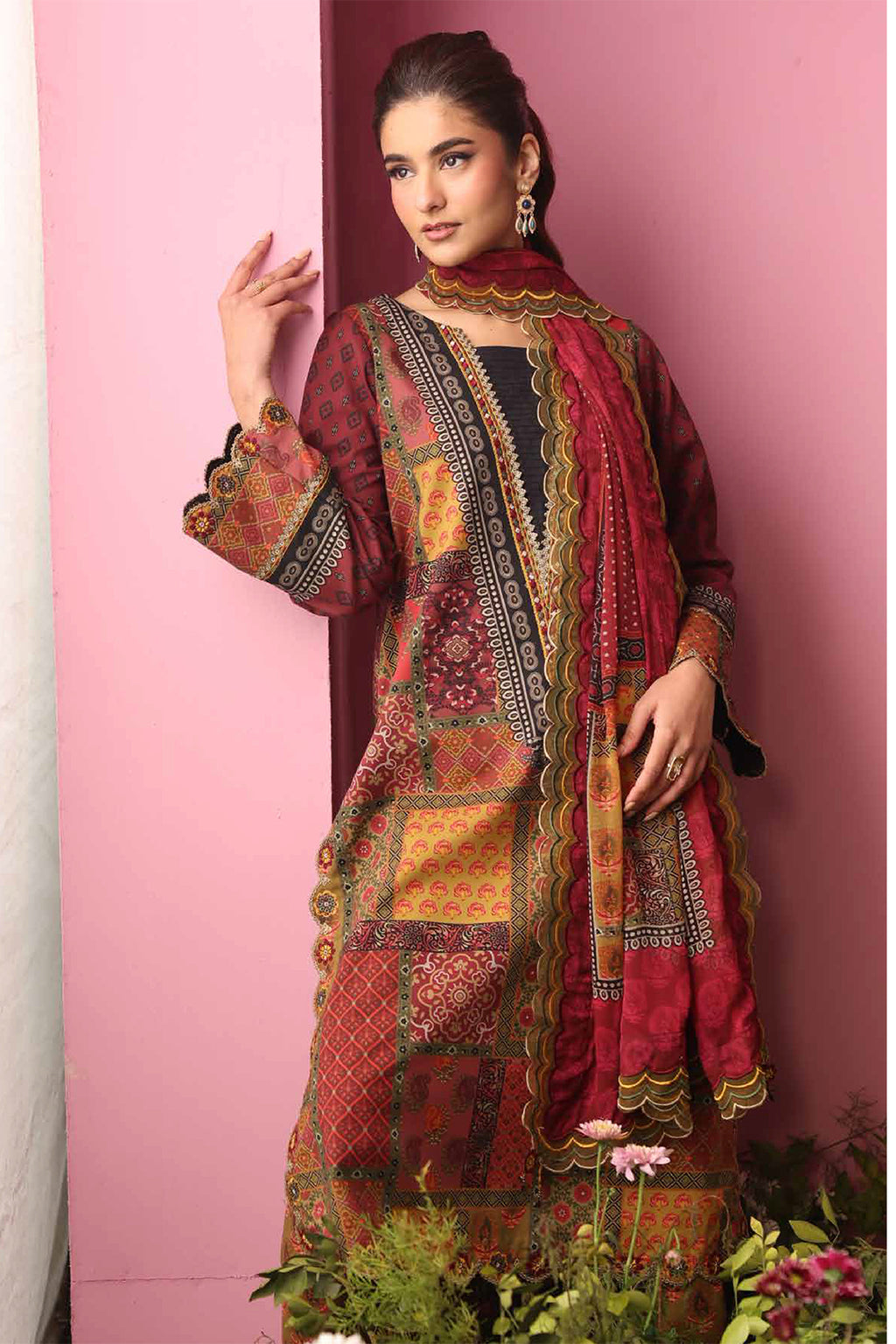 Charizma Unstitched Embroidered CC6-16