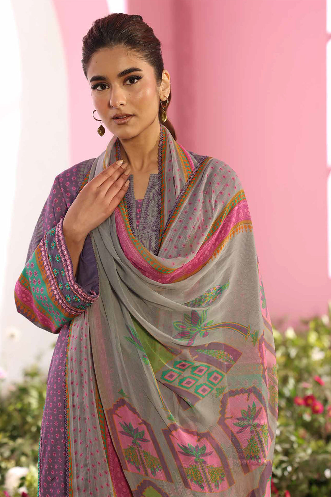 Charizma Unstitched Embroidered CC6-17 Secondary image