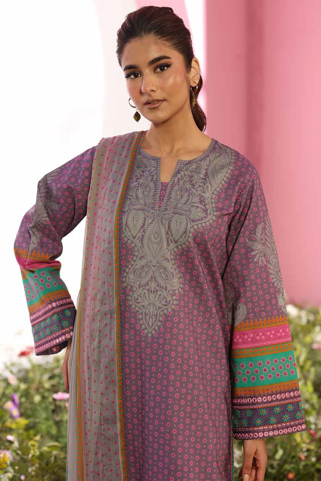 Charizma Unstitched Embroidered CC6-17