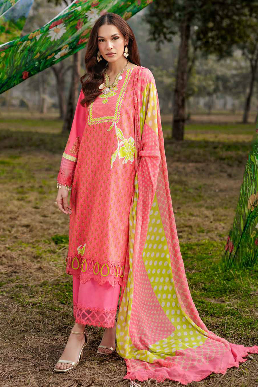 Charizma Unstitched Embroidered CC6-18