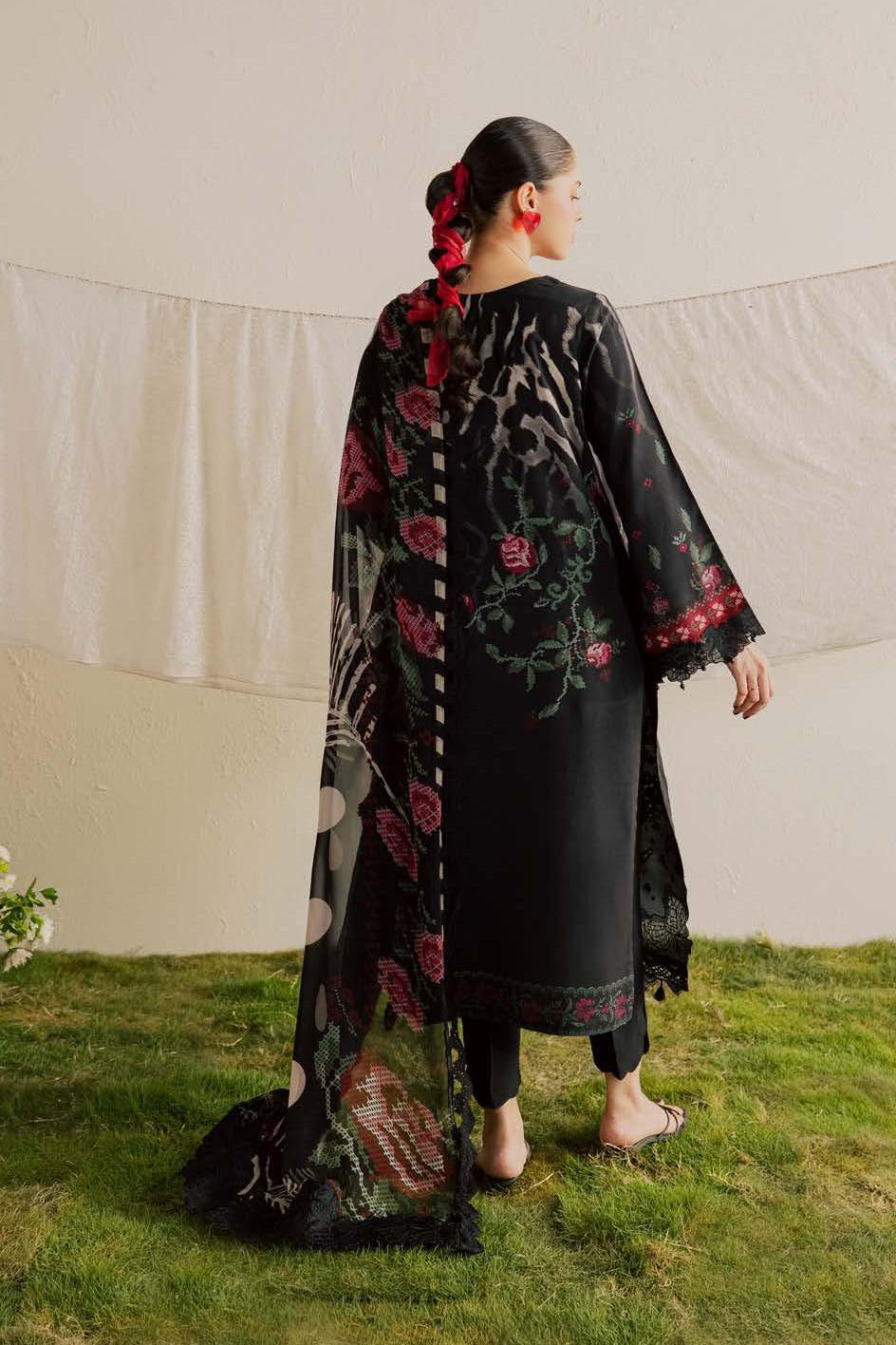 3 PIECE - EMBROIDERED VISCOSE NSG-230