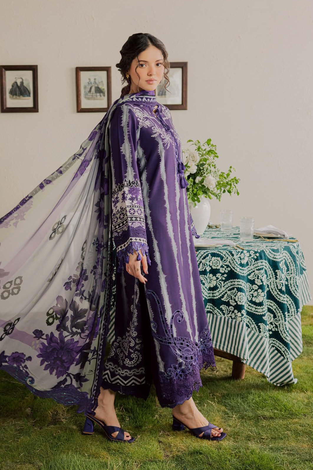 3 PIECE - EMBROIDERED VISCOSE NSG-225