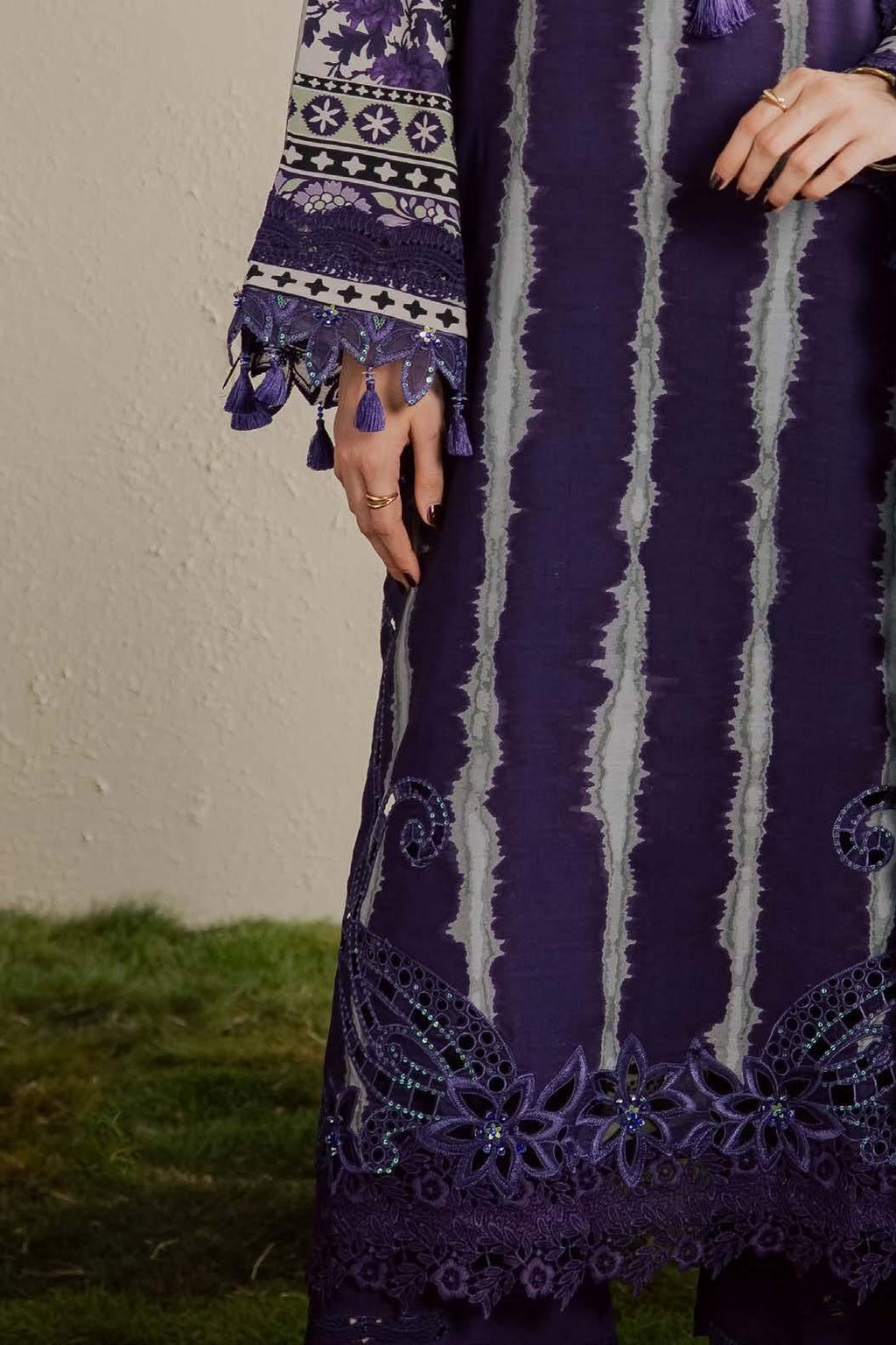 3 PIECE - EMBROIDERED VISCOSE NSG-225