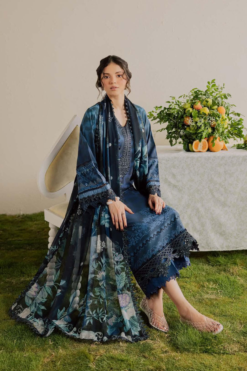 3 PIECE - EMBROIDERED VISCOSE NSG-226